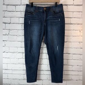 Democracy Ab-Solution Slimming Dark Wash Slim Straight Jeans size 10